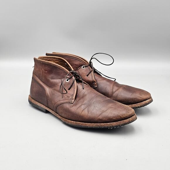 Timberland Men's Size 10 US Boot Company Wodehouse Brown Leather Chukka Boots - Picture 1 of 8